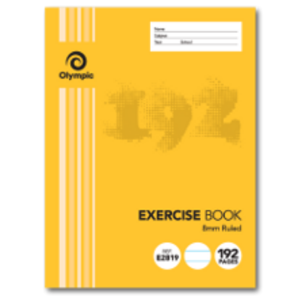 Picture of OLYMPIC 9x7 EXERCISE BOOK 192 PAGE