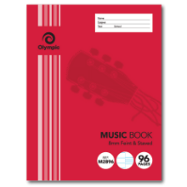 Picture of OLYMPIC 9x7 MUSIC EXERCISE BOOK 96 PAGE