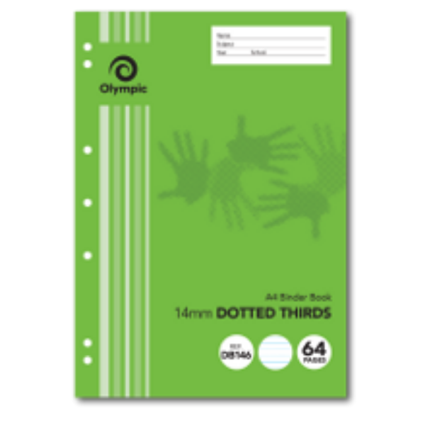 Picture of TUDOR BINDER DOTTED THIRDS 14MM 64 PAGE