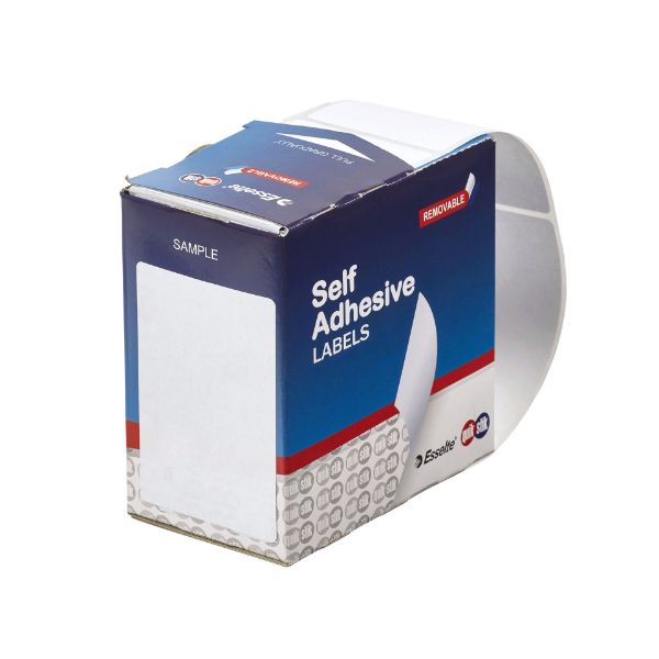 Picture of QUIKSTIK LABEL DISP RECTANGLE 44X65 WHTE