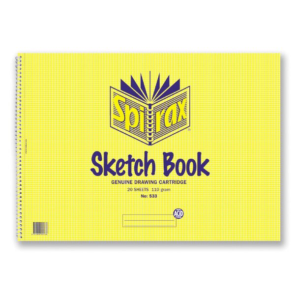 Picture of SPIRAX 533 SKETCH BOOK A3 297X420MM 20 L