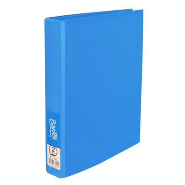 Picture of BANTEX RING BINDER FRUITS PVC A4 2D RING 25MM - BLUEBERRY