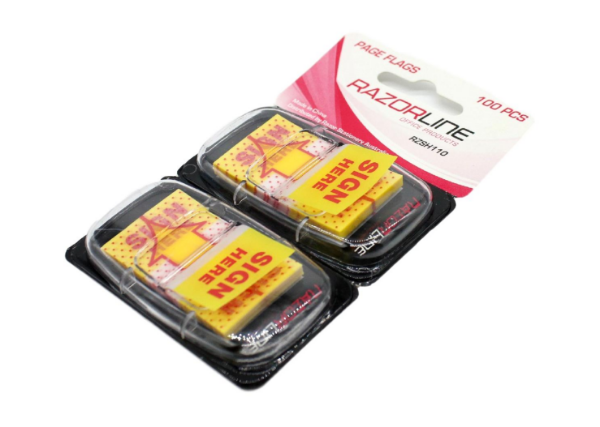 Picture of FLAG - SIGN HERE RAZORLINE