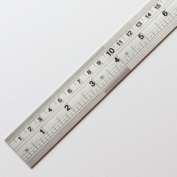 Picture of METAL RULE - 60CM/24.DUAL MEASURE