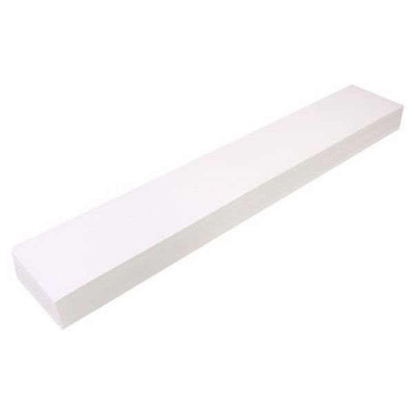 Picture of QUILL SENTENCE CARD STRIPS BLANK 300GSM 600 X 100MM PACK 100 BLANK