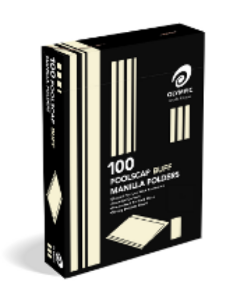 Picture of OLYMPIC MANILLA FOLDER FC BUFF BOX 100