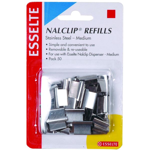 Picture of ESSELTE NALCLIP NALCLIP REFILLS MED PK50