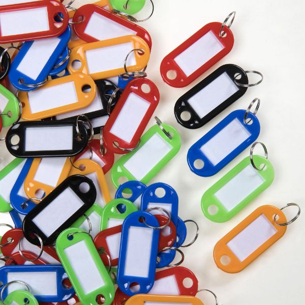 Picture of ESSELTE KEY TAGS PACK 100 ASSORTED