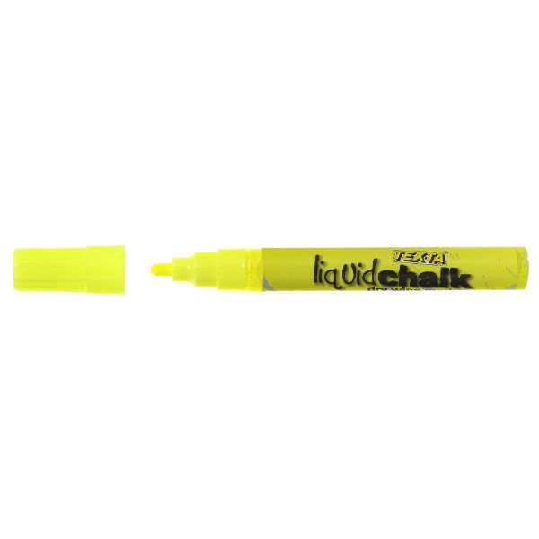 Picture of TEXTA LIQUID CHALK DRY WIPE YELLOW