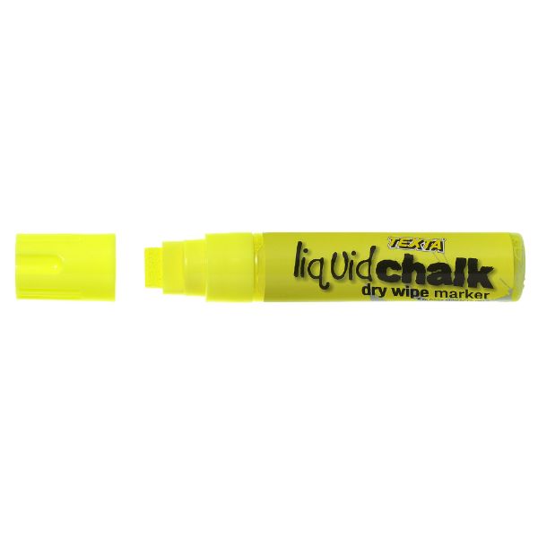 Picture of TEXTA JUMBO LIQUID CHALK DRY WIPE YELLOW