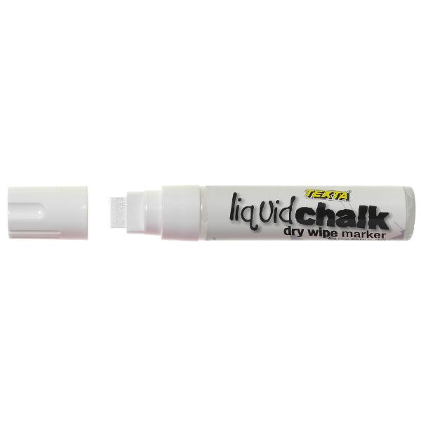 Picture of TEXTA JUMBO LIQUID CHALK DRY WIPE WHITE