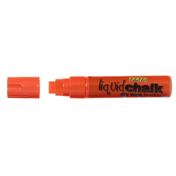 Picture of TEXTA JUMBO LIQUID CHALK DRY WIPE ORANGE