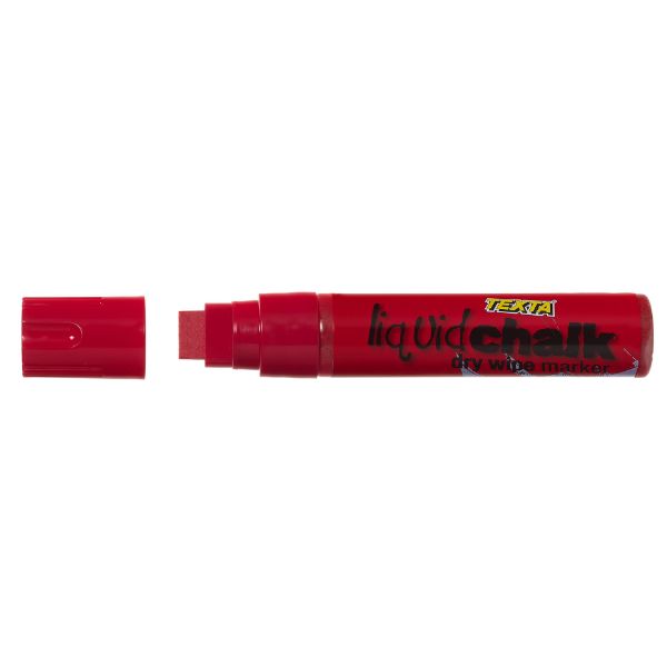 Picture of TEXTA JUMBO LIQUID CHALK DRY WIPE RED