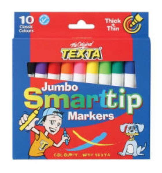 Picture of TEXTA SMART TIP MARKER JUMBO ASSORTED BO