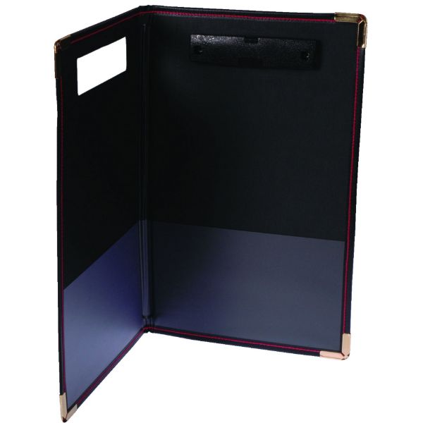 Picture of ESSELTE SUPERTUFF CLIPFOLDER FC BLACK