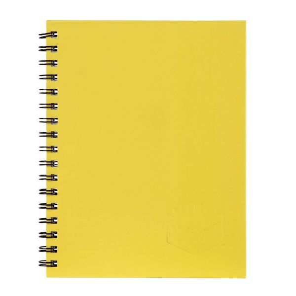 Picture of SPIRAX A4 512 HARD COVER BOOK 200 PAGE YELLOW