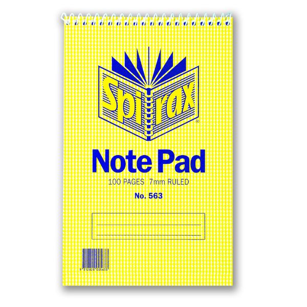 Picture of SPIRAX 563 NOTEBOOK REPORTERS 200X127MM