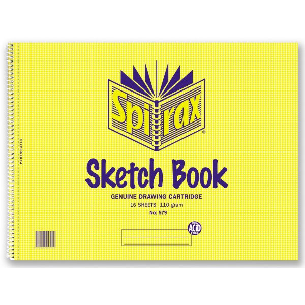 Picture of SPIRAX 579 SKETCH BOOK 272X360MM 16 LEAF