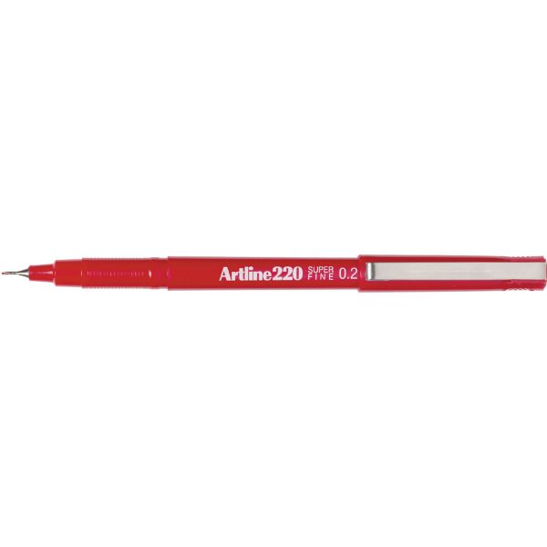 Picture of ARTLINE 220 FINELINER PEN 0.2MM RED