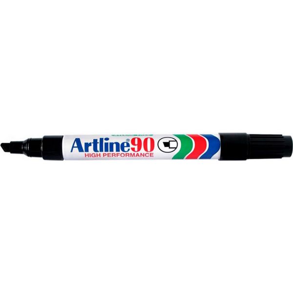 Picture of ARTLINE 90 PERMANENT MARKER BLACK CHISEL TIP