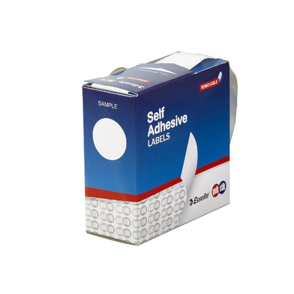 Picture of QUIKSTIK LABEL DISP CIRCLE 24MM WHITE