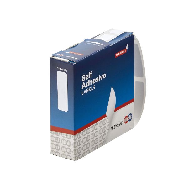 Picture of QUIKSTIK LABEL DISP RECTANGLE 10X34 WHTE