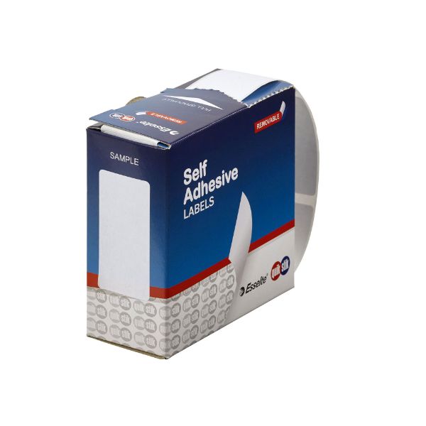 Picture of QUIKSTIK LABEL DISP RECTANGLE 24X49 WHTE