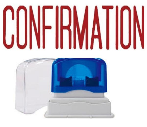 Picture of PRE-INKED STAMP- CONFIRMATION SOLID TEXT