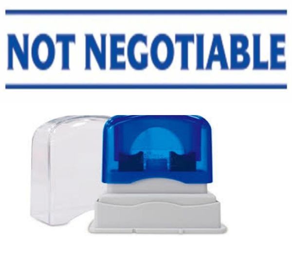 Picture of PRE-INKED STAMP - NOT NEGOTIABLE SOLID