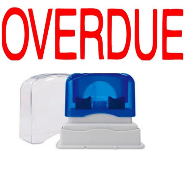 Picture of PRE-INKED STAMP - OVERDUE SOLID TEXT