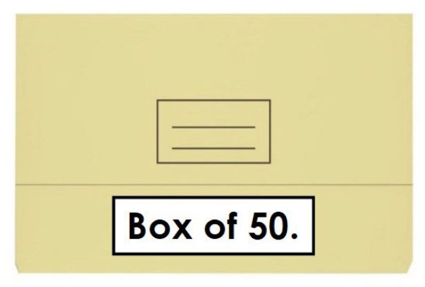 Picture of BANTEX DOCUMENT WALLET - BEIGE BOX 50 230GSM FC