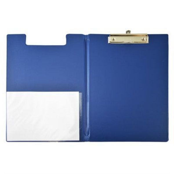 Picture of BANTEX CLIPFOLDER STANDARD PVC A4 - BLUE