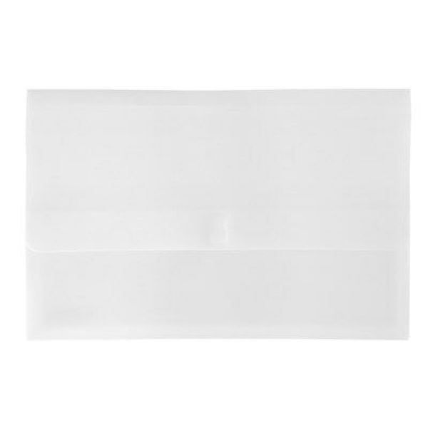 Picture of FOLDERMATE DOCUMENT WALLET POP GEAR PP FC HOOK & LOOP CLOSURE - CLEAR