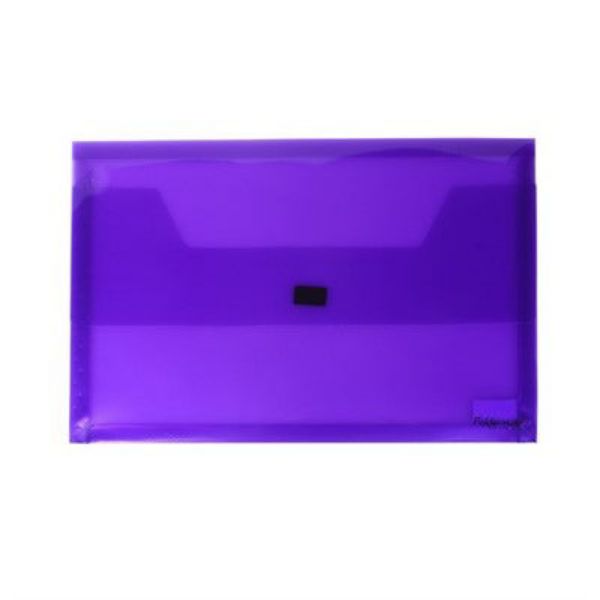 Picture of FOLDERMATE DOCUMENT WALLET POP GEAR PP FC HOOK & LOOP CLOSURE - PURPLE