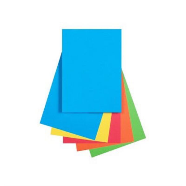 Picture of QUILL PAPER BRIGHT ASSORTED 80GSM A4 PACK 500