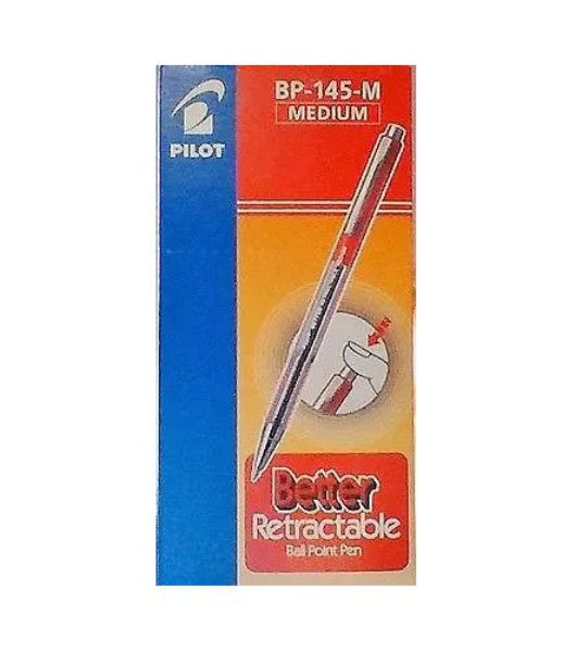 Picture of PILOT MEDIUM RED BP-145 RETRACTABLE BOX 12