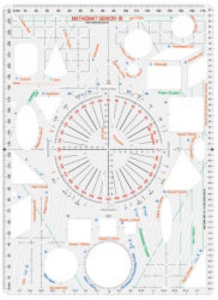 Picture of STENCIL TEMPLATE MATHOMAT SENIOR YRS 10-