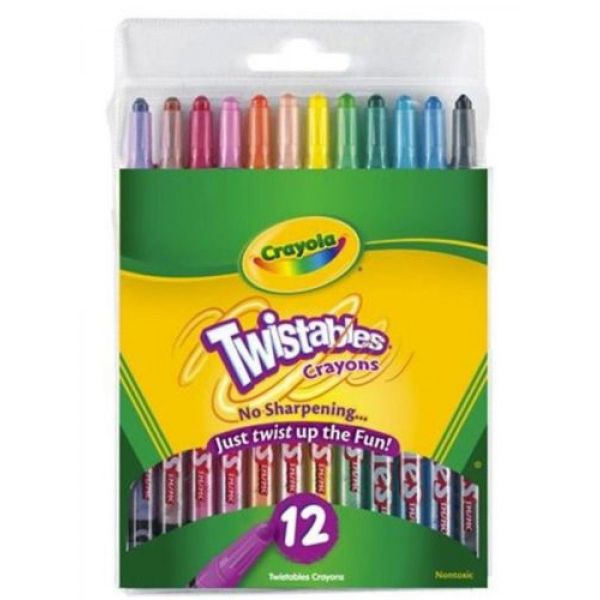 Picture of CRAYONS CRAYOLA TWISTABLE PK12