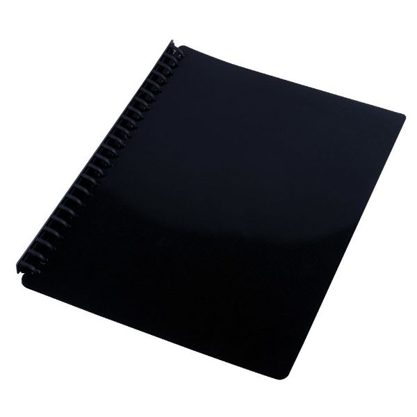 Picture of DISPLAY FOLDER GNS A4 REFILLABLE GLOSS BLA