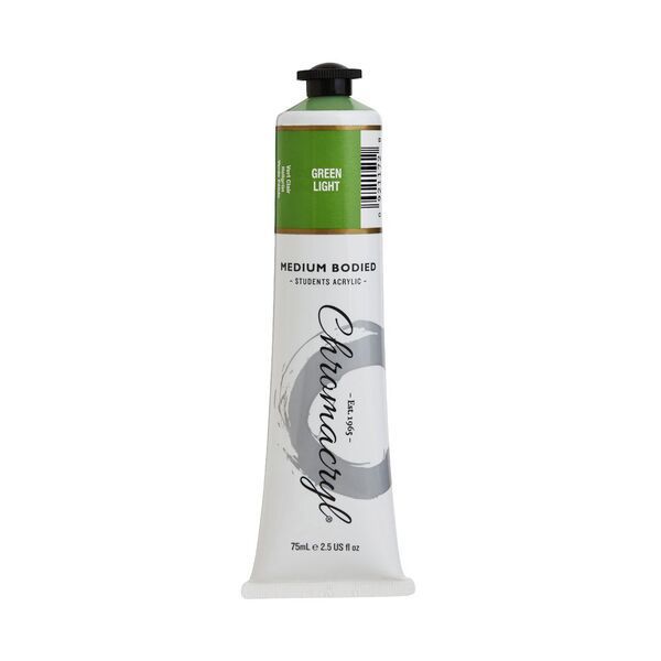 Picture of PAINT CHROMACRYL 75ML ACRYLIC GRN LIGHT