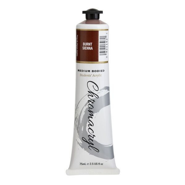 Picture of PAINT CHROMACRYL 75ML ACRYLIC BURNT SIEN
