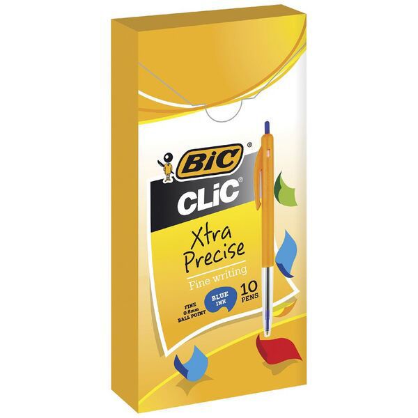 Picture of BIC CLIC M10 PEN FINE BLUE BOX 10