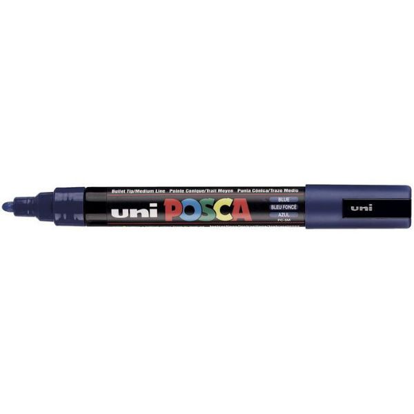 Picture of MARKER UNI POSCA PC5M BULLET TIP BLU