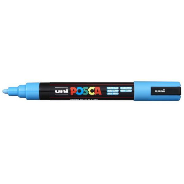 Picture of MARKER UNI POSCA PC5M BULLET TIP LIGHT B