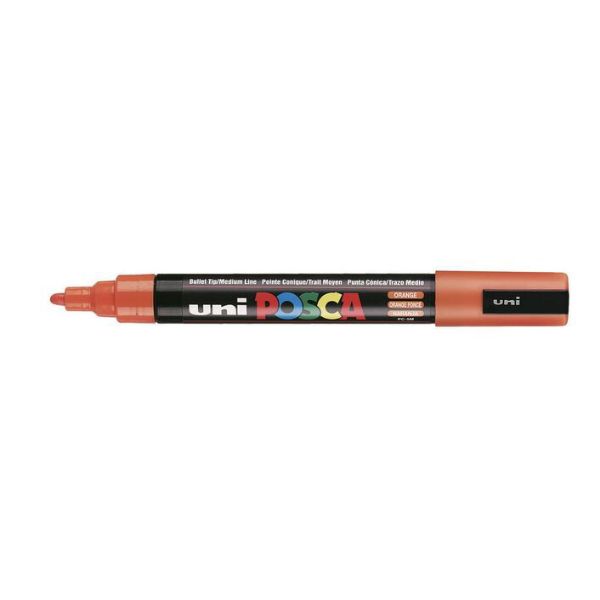 Picture of MARKER UNI POSCA PC5M BULLET TIP ORG