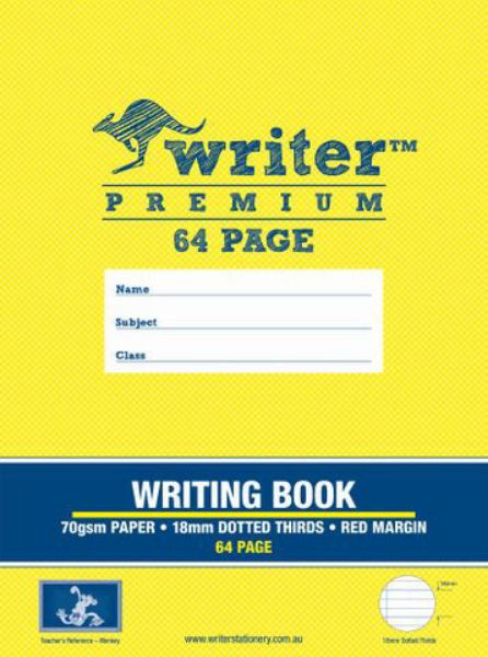 Picture of WRITER PREMIUM MONKEY WRITING BOOK 64PG 18MM DOTTED THIRDS