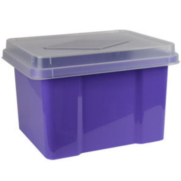 Picture of 32 LITRE STORAGE / FILE BOX GRAPE