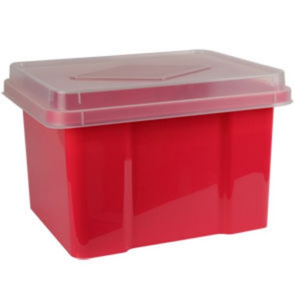 Picture of 32 LITRE STORAGE / FILE BOX WATERMELON