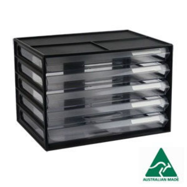 Picture of A4 DOCUMENT CABINET (LANDSCAPE) BLACK