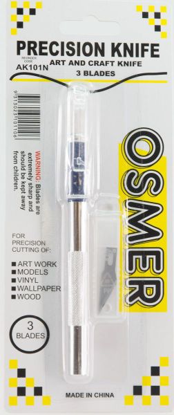 Picture of ALUMINIUM ART/STENCIL KNIFE WITH RUBBER